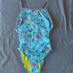 Dolfin Uglies Christmas Swim Suit. Girls